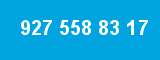 927 558 83 17 927 558 83 17